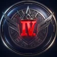 Tier 4 emblem: a red numeral four on a crowned, winged metal shield